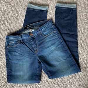 J Brand Mid Rise Rail Alta Skinny Jeans